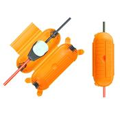 21 x 8.5 cm Splash-Proof Outdoor &amp; Indoor Plug and Socket Cover - Orange | 685752 image