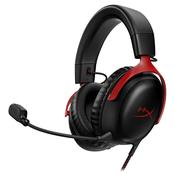 HyperX Cloud III Over-Ear Gaming Headset - Black &amp; Red | 727A9AA
