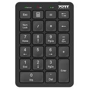 Port Connect Rechargeable Bluetooth Numeric Keypad - Black | 900802 image