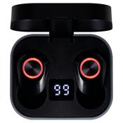 Akai In Ear Wireless Bluetooth Earbuds with Charging Case Black
