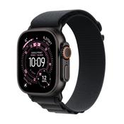 Apple Watch Ultra 3 GPS + Cellular 49MM Black Titanium Case with Black Alpine Loop - Medium | MF0V4DH/A