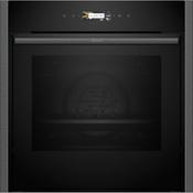 Neff N 70 71L Built-In Multifunction Electric Single Oven - Graphite Grey | B54CR71G0B