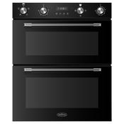 Belling 103L Built-Under Double Oven - Black | BI704FPBK