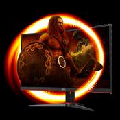 AOC 23.6" FHD Gaming Monitor - Black &amp; Red | C24G2AE/BK image