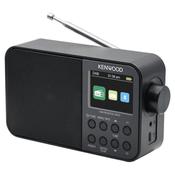 Kenwood DAB+ Portable Radio - Black | CRM30DABB