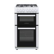 NordMende 50CM Freestanding Natural Gas Cooker - White | CTG52WH