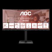 AOC 34" UWQHD Monitor - Black | CU34E4CV image