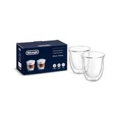 DeLonghi Cappuccino Glass Set Pack of 2 - Transparent | DLSC311 image