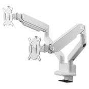 One For All Universal Dual Monitor Arm - White | DM4220