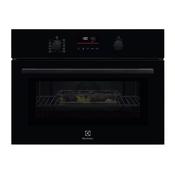 Electrolux 600 CombiQuick 44L Built-In Combi Microwave - Black | EVLDE46GK image