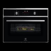 Electrolux 600 CombiQuick 44L Built-In Multifunction Oven with Combi Microwave - Stainless Steel | EVLDE46GX image