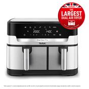 Tefal Easy Fry Dual XXL 11L Air Fryer - Stainless Steel | EY942DG1 image