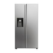 Haier SBS 90 Series 7 601L Freestanding American Fridge Freezer - Platinum Inox | HSW79F18CIMM image