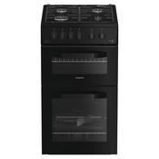 Hotpoint 50CM Freestanding Gas Cooker - Black | HTG5GCB