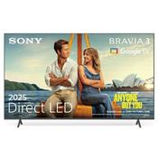 Sony Bravia 3 65" 4K Smart TV - Black | K65S38B.UKA image