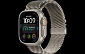 Apple Watch Ultra 4 GPS + Cellular 49MM Natural Titanium Case with Natural Titanium Milanese Loop - L | MJAA4DH/A image