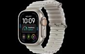 Apple Watch Ultra 4 GPS + Cellular 49mm Natural Titanium Case with Translucent Grey Ocean Band | MJAD4DH/A image