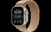 Apple Watch Ultra 4 GPS + Cellular 49mm Natural Titanium Case with Sand Trail Loop - M/L | MJAQ4DH/A