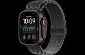 Apple Watch Ultra 4 GPS + Cellular 49mm Black Titanium Case with Black Titanium Milanese Loop - M | MJAV4DH/A