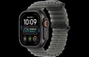 Apple Watch Ultra 4 GPS + Cellular 49mm Black Titanium Case with Translucent Black Ocean Band | MJAY4DH/A image