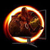AOC 27" QHD Gaming Monitor - Black &amp; Red | Q27G2E/BK image