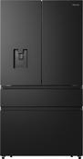 Hisense 579L Freestanding French Door Fridge Freezer - Black | RF749N4SWFE image