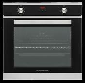 NordMende 78L Built-In Multifunction Electric Single Oven - Black &amp; Stainless Steel | SOC316IX image