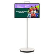 Samsung The Movingstyle 27" QHD Smart TV with Touch Screen &amp; Built-In Battery - White &amp; Black | UE27LSM7FAXXXU image