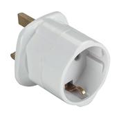 13A European Plug Adaptor - White | 978652