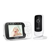 Hubble Nursery View Partner 2.8" Video Baby Monitor - White &amp; Black | 5012786049130 image