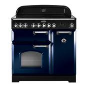 EX-DISPLAY Rangemaster Classic Deluxe 90cm Induction Electric Range Cooker - Regal Blue | CDL90EIRB/C