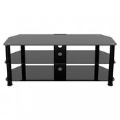 AVF Classic Corner Glass TV Stand for Up to 60" TV - Black | SDC1250CMBB