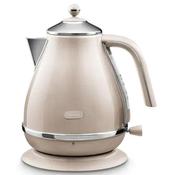 DeLonghi Icona Metallics 1.7L Kettle - Beige | KBOT3001.BG