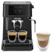 DeLonghi Stilosa Barista Espresso Machine &amp; Cappuccino Maker - Black | EC230.BK