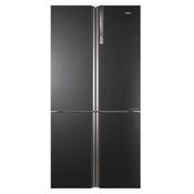 Haier Cube 90 Series 7 628L American Style Fridge Freezer - Iconic Black | HTF-610DSN7 image