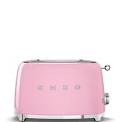 Smeg 950W 2 Slice Toaster - Pink | TSF01PKUK image