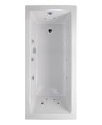 PACIFIC Single Ended 12 Jet Whirlpool Bath