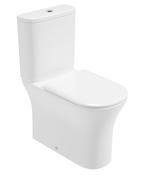 PENA Rimless Fully Shrouded Comfort Height Close Coupled WC &amp; Delta Soft Close Seat image