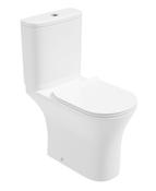 PENA Rimless Comfort Height Open Back Close Coupled WC &amp; Sequence Slim Soft Close Seat image