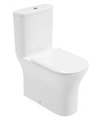 PENA Rimless Fully Shrouded Comfort Height Close Coupled WC &amp; Sequence Soft Close Seat image