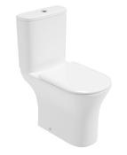 PENA Rimless Comfort Height Open Back Close Coupled WC &amp; Sequence Close Seat image