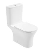 PENA Rimless Open Back Close Coupled WC &amp; Delta Slim Soft Close Seat image