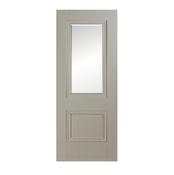 Salzburg Silk Grey 1 Panel 1 Lite (Clear)