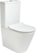 REFLECTIONS Rimless Fully Shrouded Close Coupled WC &amp; Delta Slim Soft Close Seat image