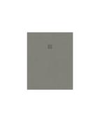 SLATE Rectangle Shower Tray &amp; Waste Taupe image