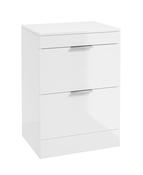 STOCKHOLM Floorstanding Two Drawer Countertop Vanity Unit image