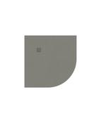 SLATE Quadrant Shower Tray &amp; Waste Taupe image