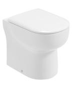 VIA Rimless Comfort Height Back To Wall WC &amp; Sequence Soft Close Seat image