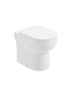 VIA Rimless Comfort Height Back To Wall WC &amp; Delta Soft Close Seat image