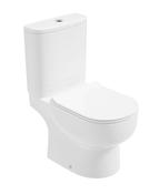 VIA Rimless Open Back Closed Coupled WC &amp; Sequence Slim Soft Close Seat image